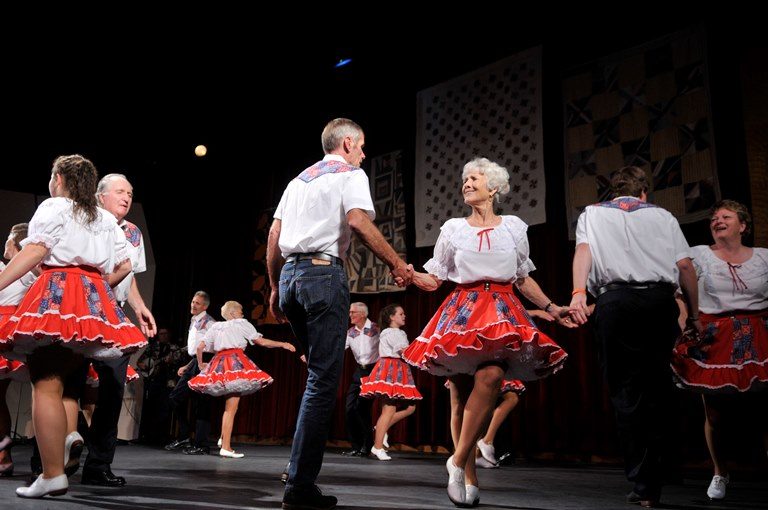 Dancers at the Smoky Mountain Folk Festival