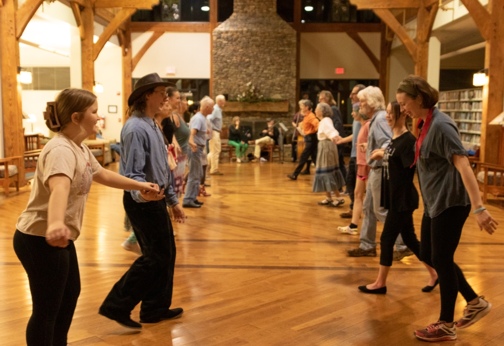 Contra Dancing in Franklin, NC. Image by Cricket Woodward.