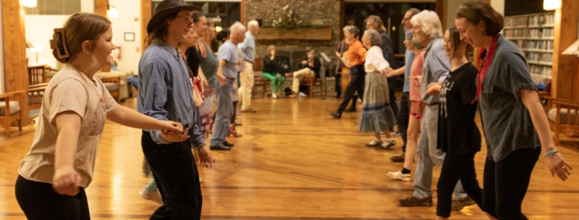 Contra Dancing in Franklin, NC. Image by Cricket Woodward.